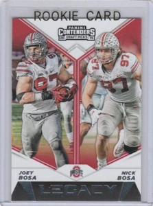 NICK BOSA & JOEY Dual ROOKIE CARD Ohio State Buckeye College Football 2019 RC - Picture 1 of 2
