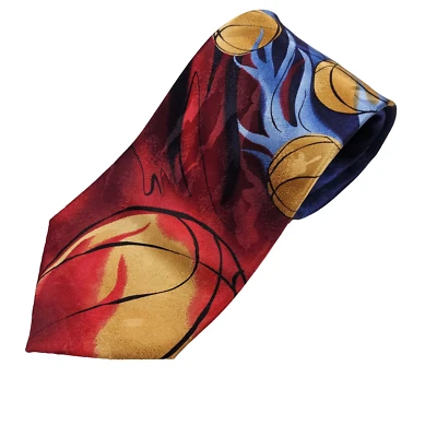 Corbata para hombre J.Garcia Sunset Collection 53 abstracta 100 % seda hecha a mano Foto 1 de 4