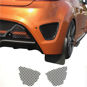 CCG PERF GT REAR REFLECTOR MESH GRILL GRILLE FOR 2012-17 HYUNDAI VELOSTER TURBO