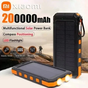 NEW Xiaomi Solar 200000mAh Power Bank Large Capacity 120W Super Fast Charger - Picture 1 of 10