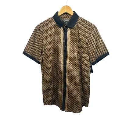 International Concepts Mens Button Up Mens Shirt Multicolor Stretch Size M NWT - Image 1 of 4