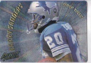 BARRY SANDERS Action Packed WARP SPEED INSERT FOOTBALL CARD 1994 Detriot Lions! - Bild 1 von 2