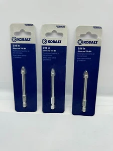 Lotto di 3 punte per vetro e piastrelle Cobalto Speed Fit 5/16" #0280525 - Foto 1 di 2