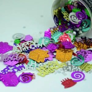 Confetti MultiShape - Birthday Blast - 2 Pchs or 1/2 lbs - FREE SHIP (9224) - Picture 1 of 14