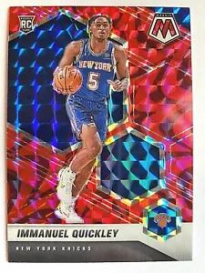 2020-21 Panini Mosaic Reactive Red Mosaic #208 Immanuel Quickley RC - Picture 1 of 1