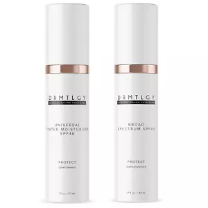 Moisturizer with SPF 46 Tinted Facial Sunscreen 2 Pack - Broad Spectrum - Picture 1 of 12