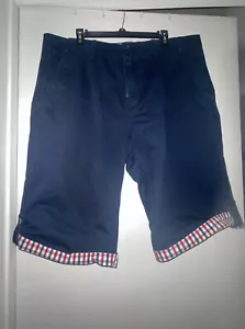 LR Geans by LRG Shorts Herren 42 Baumwolle marine Baumwolle rot weiß blau Bündchen - Bild 1 von 5