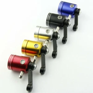 CNC Metal Brake Clutch Master Cylinder Fluid Reservoir Tank Oil Cup Motorcycle - Picture 1 of 6