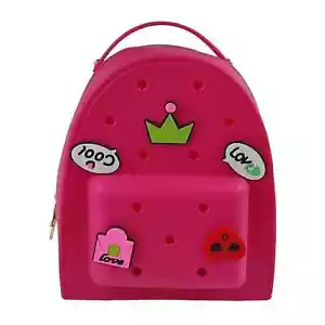 Silicone Jelly Mini Backpack Portable Customizable Charms Waterproof Lightw - Picture 1 of 31