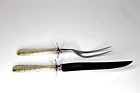 Vintage 1930'S Towle Silver Candlelight 2 Piece Small Carving Set
