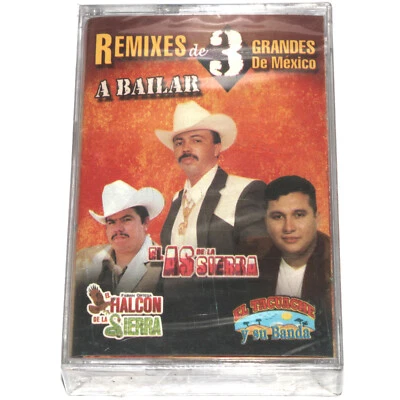 Remixes de 3 Grandes de Mexico (Cassette Tape 1995) NUEVO SELLADO NEW SEALED - Image 1 of 4