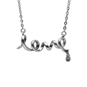 Love Pendant Necklace Women Sterling Silver Ginger Lyne Collection - Picture 1 of 4