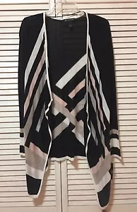 NUEVO CÁRDIGAN INC International Concepts Colorblocked Cascada Cárdigan Talla Mediana - Imagen 1 de 9