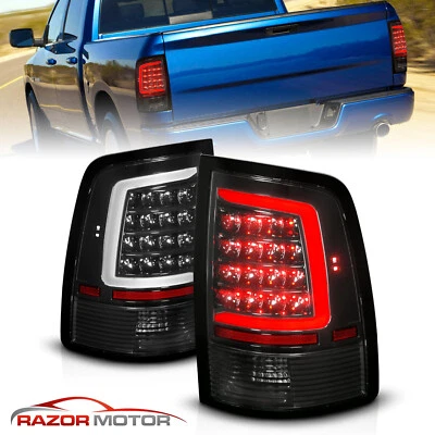 Para Dodge Ram 1500 2500 3500 2009-2018 LED con barra secuencial luces traseras negras Foto 1 de 4