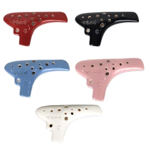 Koreanische Hanulsori Sopran C SP-C Keramik Okarina - Farbe wählbar- - Bild 1 von 11