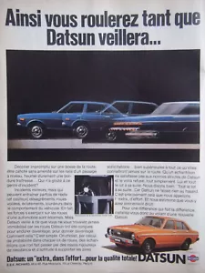 PUBLICITÉ DE PRESSE 1979 DATSUN NISSAN UN EXTRA DANS L'EFFORT - Imagen 1 de 1