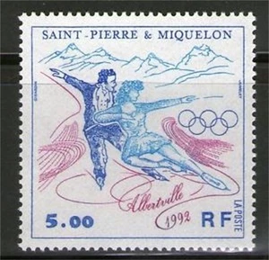 SPM 559 NEUF ** SANS CHARNIERE TTB - PATINAGE ARTISTIQUE J.O. DE 1992 - Imagen 1 de 1
