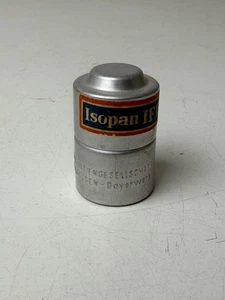 Vintage Agfa Silver Tin Reusable Film Canister W/ Unmarked Film Prop - Picture 1 of 12