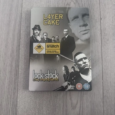 Layer Cake / Snatch / Lock Stock Steelbook DVD Set - 3 Disc - VGC - Image 1 of 4