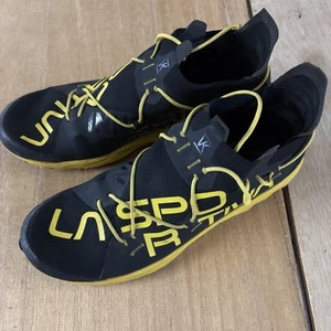 La Sportiva VK Black Yellow Trail Mountain Hiking Running Shoes Mens Size 10.5 - Picture 1 of 24