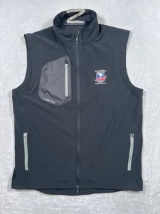 Zero Restriction US Open 2019 Pebble Beach Full Zip Golf Vest Black M - Picture 1 of 15