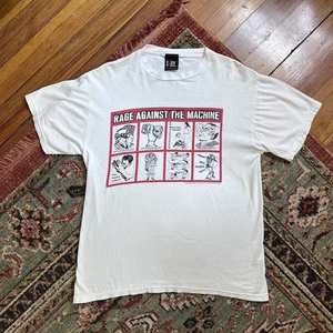 Vintage Rage Against The Machine Barbara Kruger Giant 1999 Large T-Shirt - Picture 1 of 9
