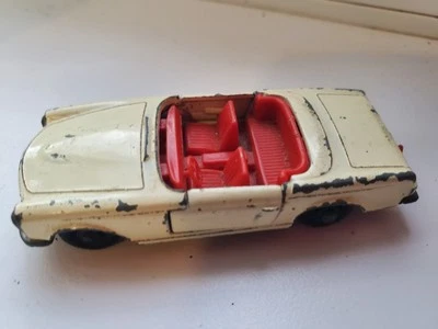 Matchbox Lesney Años 60 Mercedes 230SL Convertible Nº 27 Rojo Interior Pat. 963558 Foto 1 de 4