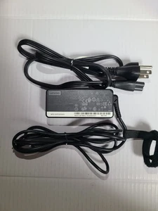 Oryginalny adapter sieciowy Lenovo 45W USB typu C do X1 Carbon Yoga Thinkpad 13 chrom - Zdjęcie 1 z 4
