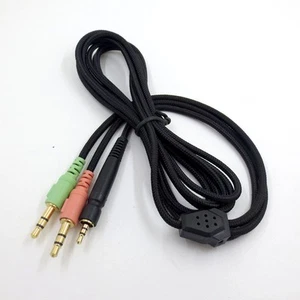 Dual Plug Headset Audio für Sennheiser GAME ZERO ONE PC373 GSP350 500 600 - Bild 1 von 9
