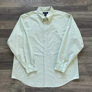 Brooks Brothers Oxford Button Down Shirt Men’s XL Light Green Long Sleeve Supima - Picture 1 of 10