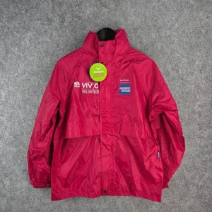 Rainbird Jacket Mens Small Red Magenta Full Zip Windbreaker Vivid NEW 13099 - Bild 1 von 12