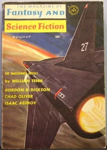 The Magazine of Fantasy and Science Fiction August 1965 Good+ - Picture 1 of 3