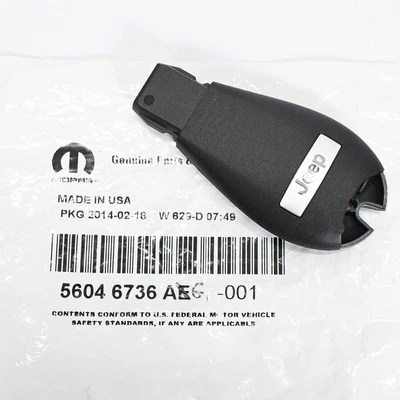Genuine OEM MOPAR 2008-2013 Grand Cherokee Smart Key FOB/FOBIK 56046736AG - Image 1 of 2