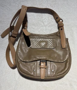 Longchamp Balzane Saddle Crossbody Leder Handtasche, taupe - Bild 1 von 11