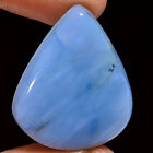 Natural Owyhee Blue Opal Pear Shape Cabochon Gemstone 27 Ct. 28X23x5 Mm Gc-25603