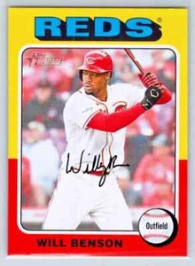 2024 Topps Heritage Baseball - Will Benson - Cincinnati Reds - Base - #375 - Picture 1 of 2
