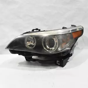 04-07 BMW E60 525i 530i 545i Left Driver Headlight Xenon HID AFS OEM - Picture 1 of 17