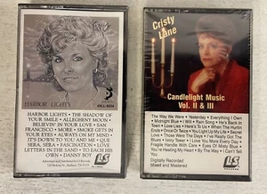 *New/Sealed ~ Christy Lane Vintage Cassette Lot 2 ~ Harbor Lights/Candlelight Mu - Picture 1 of 7