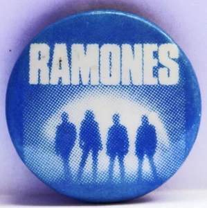 The Ramones Too Tough To Die Tour Punk Rock Pinback Button Vtg 80's Badge Pin - Picture 1 of 2