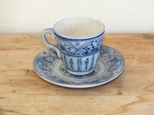 Ancienne tasse en grès Alsace ou Allemagne - signée - Foto 1 di 7