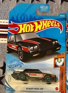 HOT WHEELS 2021 N CASE KROGER EXCLUSIVE COLOR '87 BUICK REGAL GNX 218/250 MOC - Picture 1 of 1