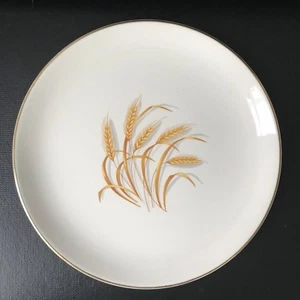 Homer Laughlin Golden Wheat 9 1/4" Dinner Plate - Picture 1 of 4