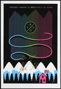 Autogramm Kygo Belly Up Aspen 24.01.2019 Scrojo Poster handsigniert von Kygo - Bild 1 von 1