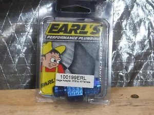 Earl's Performance Plumbing 100199ERL Gage Adapter -6 M to -6 Female - Picture 1 of 2