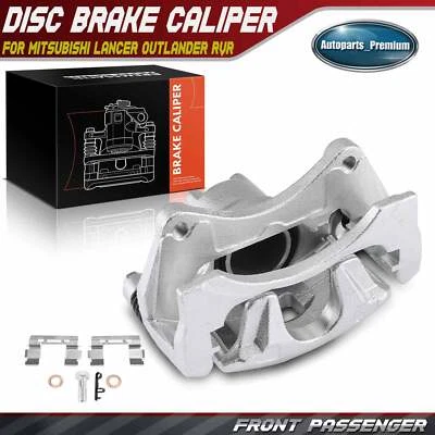 Front Passenger Brake Caliper with Bracket for Mitsubishi Lancer Outlander RVR - Image 1 of 4