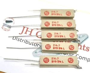 KT214-7-3R9 (Vertical Circuit Breaker Resistor) 3R9 ( Vitrohm 2.5watt) PACK OF 5 - Picture 1 of 1