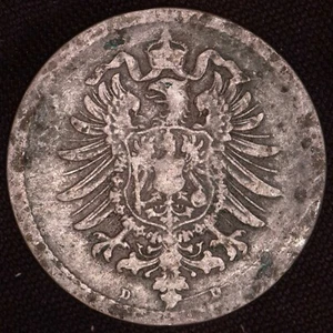 GERMANY***1876D 10 PFENNIG***KM# 4 - Picture 1 of 2
