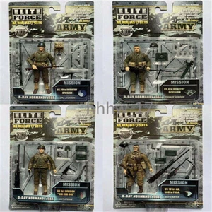 Figuras Elite Force 1:18 Segunda Guerra Mundial Ejército de EE. UU. Día D Normandía 1944 División de Infantería 4 piezas - Imagen 1 de 7