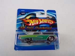 Van / Sports Car / Hot Wheels 58 Ford Thunderbird #181 H9089 #H14 - Picture 1 of 5