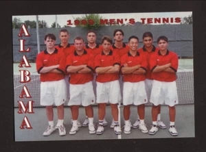 Alabama Crimson Tide--1999 Tennis Pocket Schedule - Picture 1 of 1